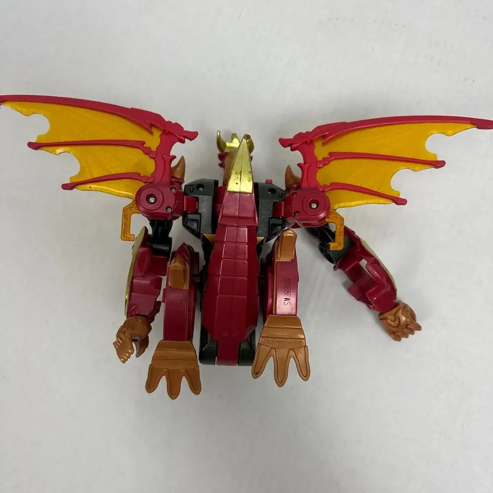 Spinmaster BAKUGAN DRAGONOID Infinity Transforming Figure Large Red Dragon Wings